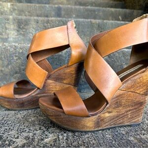 Diane Von Furstenberg Wooden Heels